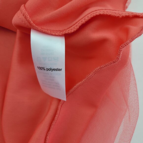 NEW Maurices Dress Womens 11 / 12 Citrus Tulle Cream Lace Lined NWT - Picture 6 of 11